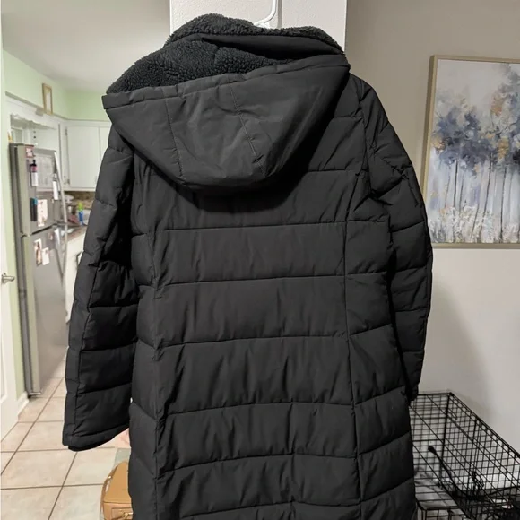 Calvin Klein Women's Charcoal Puffer Jacket - Picture 2 of 9